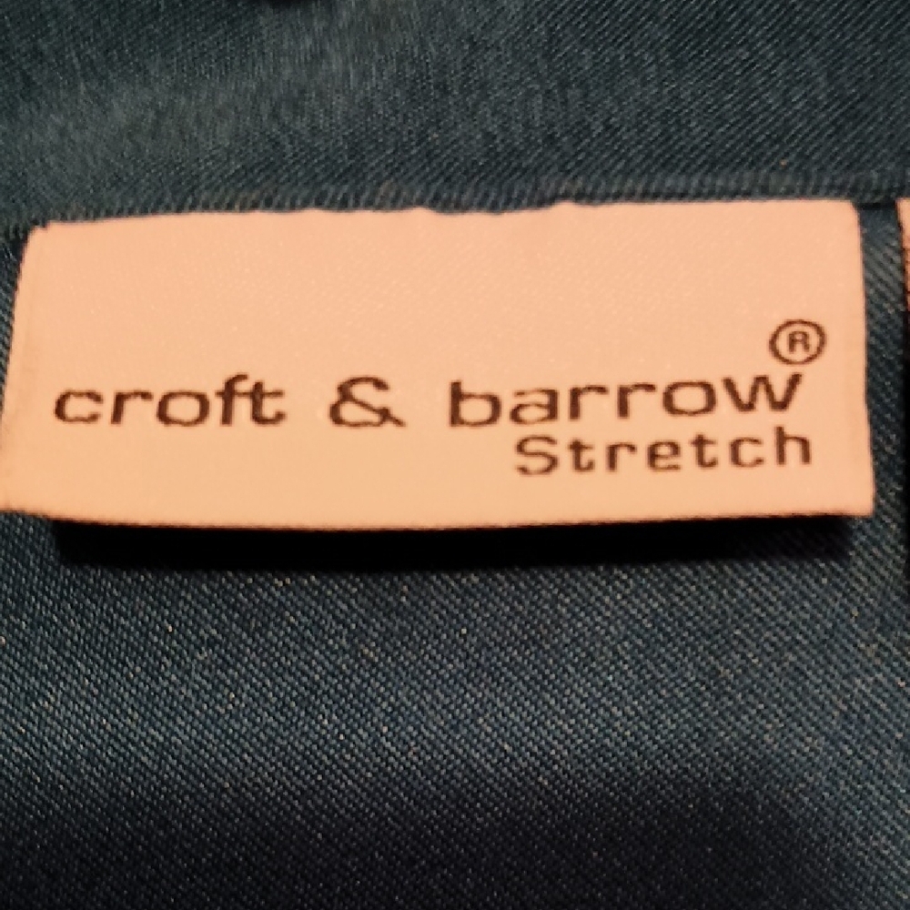 Croft & Barrow Women's Teal Full-Zip Long-sleeve Top, sz XL - Picture 2 of 5